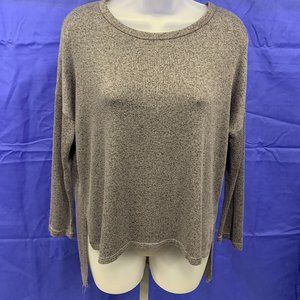 Grey Oliva Rae Long Sleeve Shirt High Low M